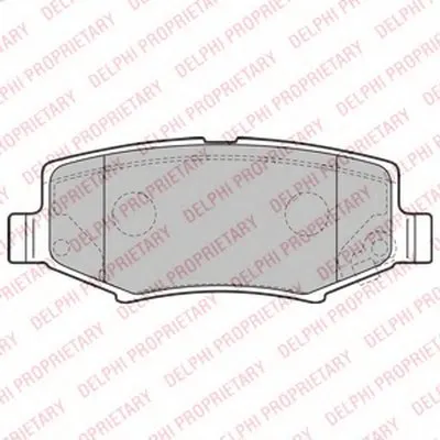 Комплект тормозных колодок, дисковый тормоз DELPHI купить
