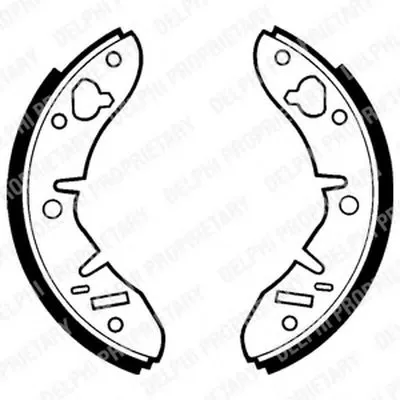 Комплект тормозных колодок DELPHI купить