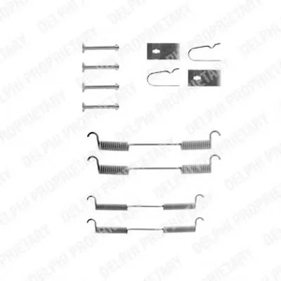 Комплектующие, тормозная колодка DELPHI купить