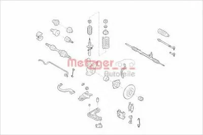 Подвеска колеса METZGER купить