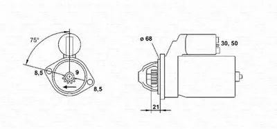Стартер MAGNETI MARELLI купить