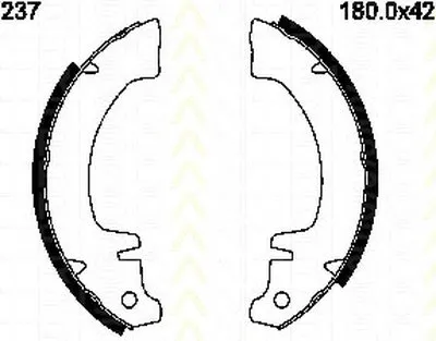 Комплект тормозных колодок TRISCAN купить