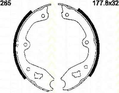 Комплект тормозных колодок TRISCAN купить