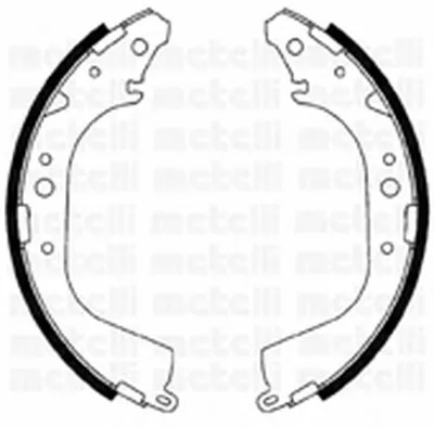Комплект тормозных колодок METELLI купить
