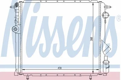 Радиатор, охлаждение двигателя NISSENS купить