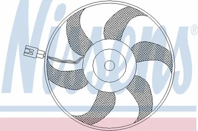 Вентилятор, конденсатор кондиционера NISSENS купить