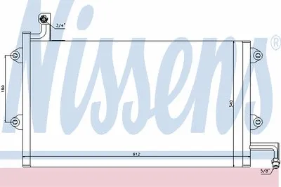 Конденсатор, кондиционер NISSENS купить
