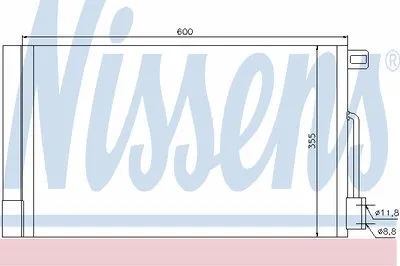 Конденсатор, кондиционер NISSENS купить