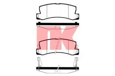 Комплект тормозных колодок, дисковый тормоз NK купить