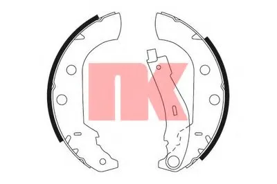 Комплект тормозных колодок NK купить