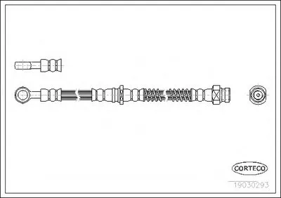 Тормозной шланг CORTECO купить