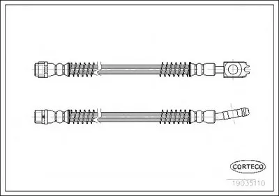Тормозной шланг CORTECO купить