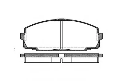Комплект тормозных колодок, дисковый тормоз REMSA купить
