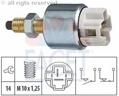 Выключатель фонаря сигнала торможения FACET купить