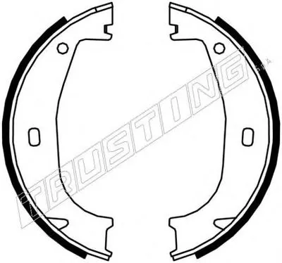 Комплект тормозных колодок, стояночная тормозная система TRUSTING купить