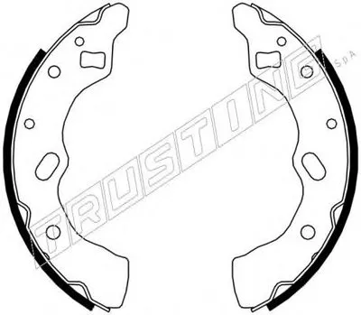Комплект тормозных колодок TRUSTING купить
