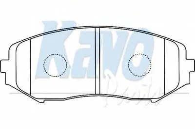 Комплект тормозных колодок, дисковый тормоз MK KASHIYAMA KAVO PARTS купить