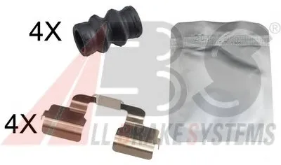 Комплектующие, колодки дискового тормоза A.B.S. купить