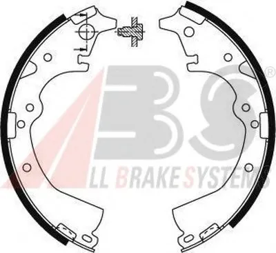Комплект тормозных колодок A.B.S. купить