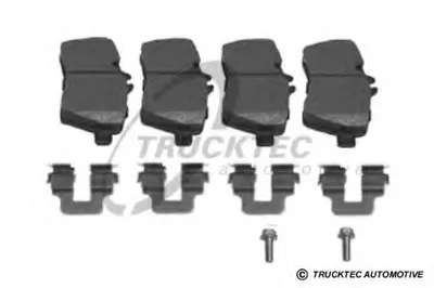 Комплект тормозных колодок, дисковый тормоз TRUCKTEC AUTOMOTIVE купить
