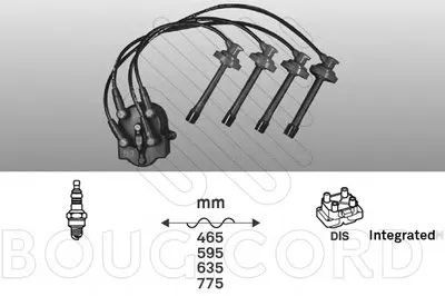 Комплект проводов зажигания BOUGICORD купить