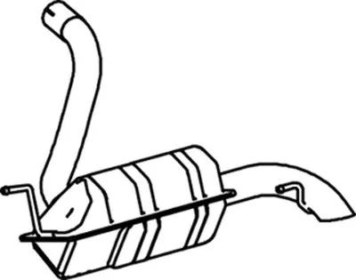 Глушитель выхлопных газов конечный DINEX купить