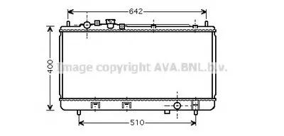 Радиатор, охлаждение двигателя AVA QUALITY COOLING купить