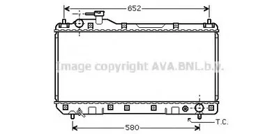Радиатор, охлаждение двигателя AVA QUALITY COOLING купить