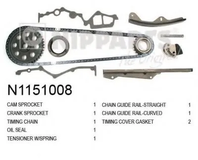 Комплект цепи привода распредвала NIPPARTS купить