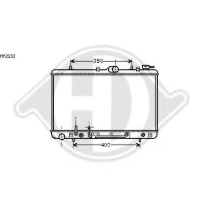Радиатор, охлаждение двигателя DIEDERICHS купить