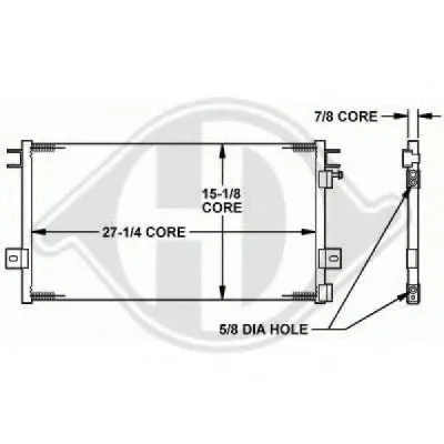 Конденсатор, кондиционер DIEDERICHS купить
