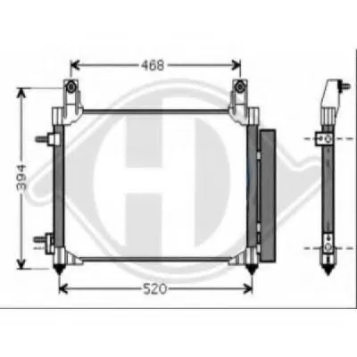 Конденсатор, кондиционер DIEDERICHS купить