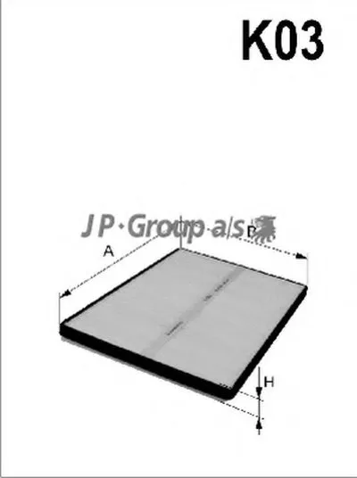 Фильтр, воздух во внутренном пространстве QH JP GROUP купить