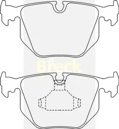Комплект тормозных колодок, дисковый тормоз BRECK купить