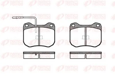 Комплект тормозных колодок, дисковый тормоз KAWE купить