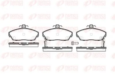 Комплект тормозных колодок, дисковый тормоз KAWE купить