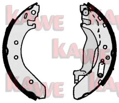 Комплект тормозных колодок KAWE купить