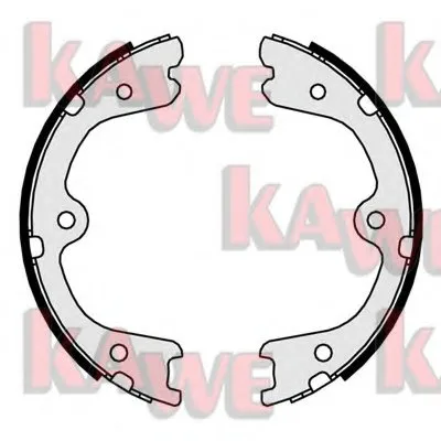 Комплект тормозных колодок, стояночная тормозная система KAWE купить