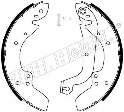 Комплект тормозных колодок fri.tech. купить