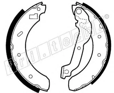 Комплект тормозных колодок fri.tech. купить