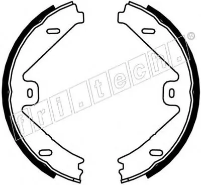 Комплект тормозных колодок, стояночная тормозная система fri.tech. купить