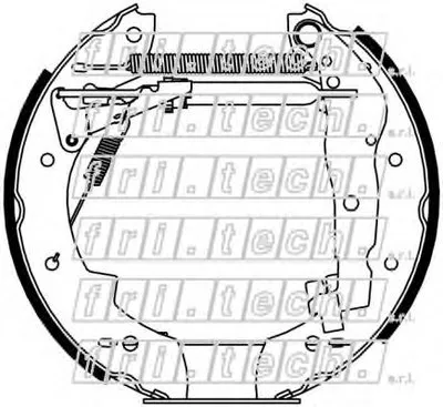 Комплект тормозных колодок FAST KIT fri.tech. купить