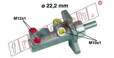 целиндер ручного тормоза fri.tech. купить