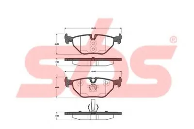 Комплект тормозных колодок, дисковый тормоз sbs купить