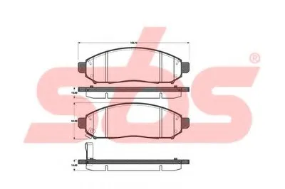 Комплект тормозных колодок, дисковый тормоз sbs купить