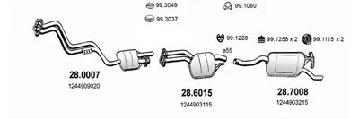 Система выпуска ОГ ASSO купить