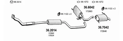 Система выпуска ОГ ASSO купить