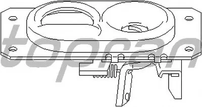 Замок капота TOPRAN купить