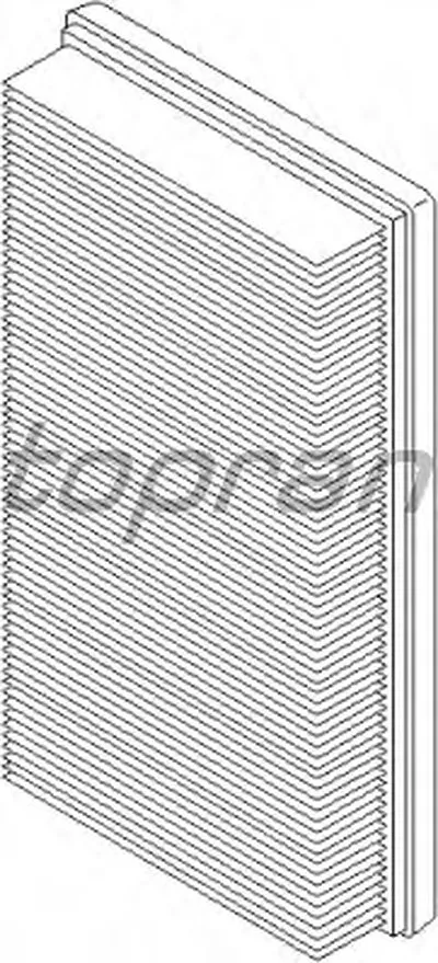 Воздушный фильтр TOPRAN купить