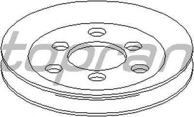 Ременный шкив, насос гидроусилителя TOPRAN купить